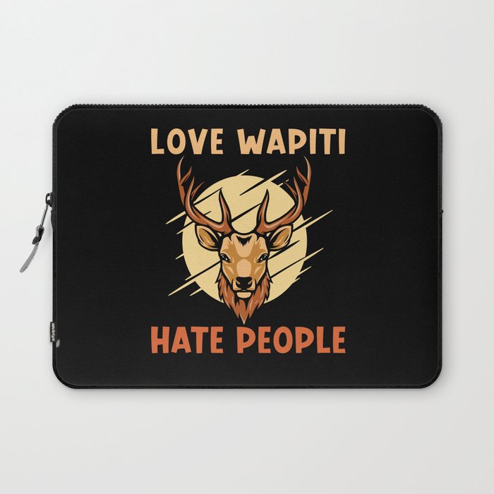 Wapiti I love Wapiti Laptop Sleeve