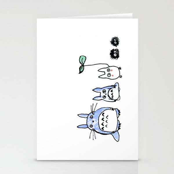 Totoro and Friends Drawing Stationery Cards