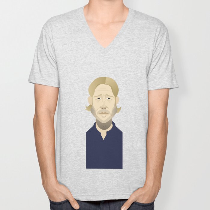 Brad Pitt World War Z Unisex V Neck By Badychurch Society6