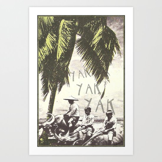 Yakity Art Print