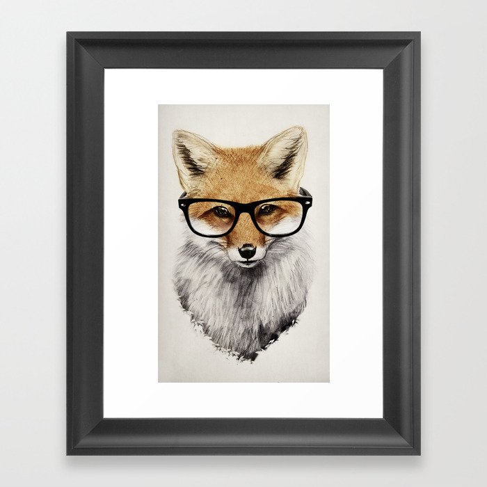 Mr. Fox Framed Art Print