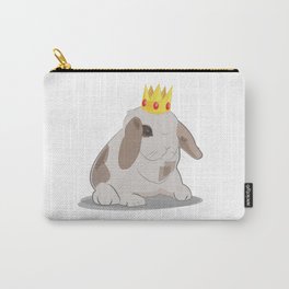 Cute king Carry-All Pouch | Crown, Illustration, Digital, Design, Bunny, Graphicdesign, Vectorial, Cute 