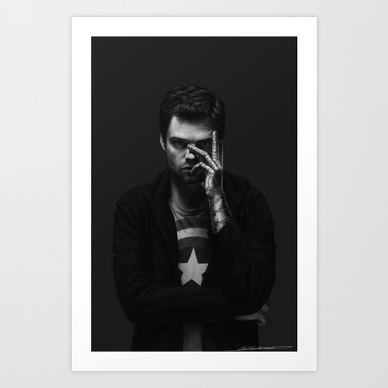 Winter Soldier Art Print