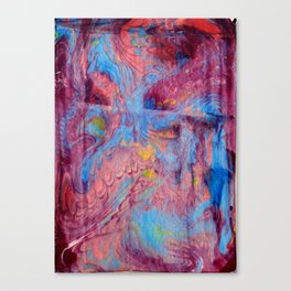 Abstract flames Canvas Print