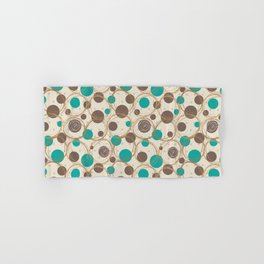 Brown and turquoise Hand & Bath Towel