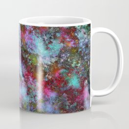 Space traveller Coffee Mug | Colours, Digital, Colourful, Sky, Greens, Glowing, Lighting, Reds, Painting, Lit 