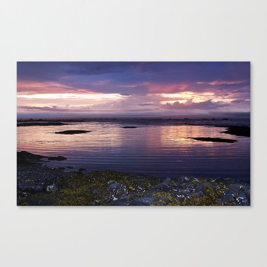 Sunset Split Canvas Print