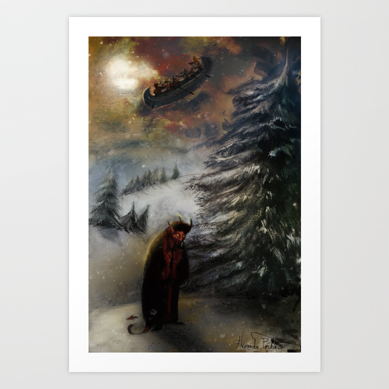 Chasse Galerie Art Print By Alzym Society6