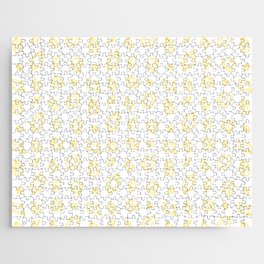 Yellow Gems Pattern Jigsaw Puzzle