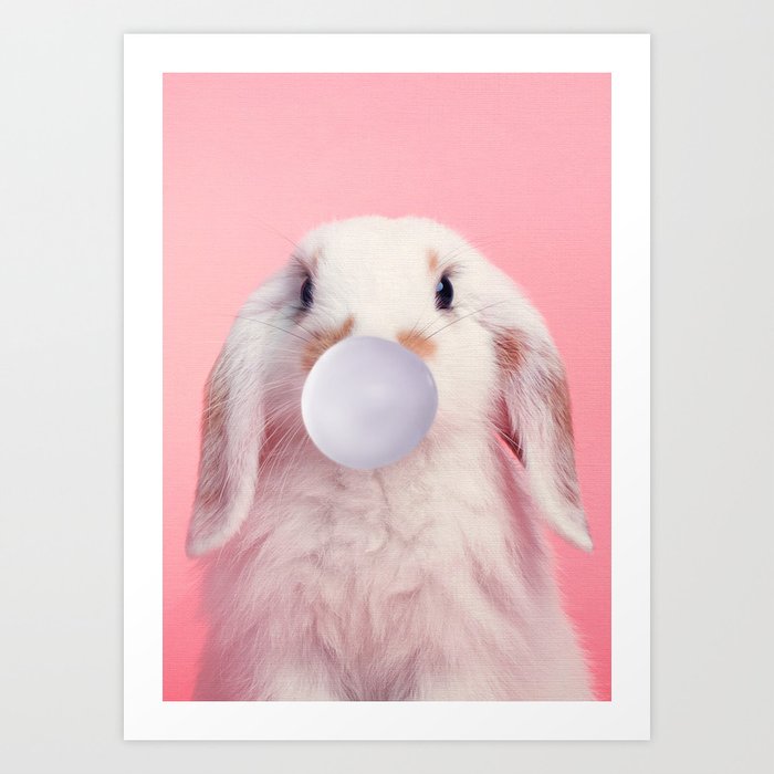 Fluffiness overload Art Print