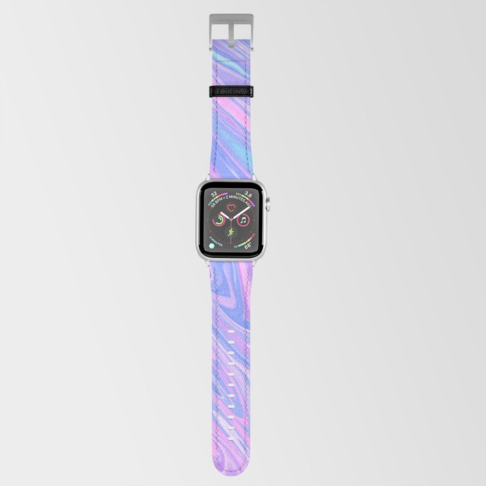 Purple Liquid Marble  Apple Watch Band