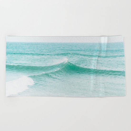 Faded Ocean II Beach Towel