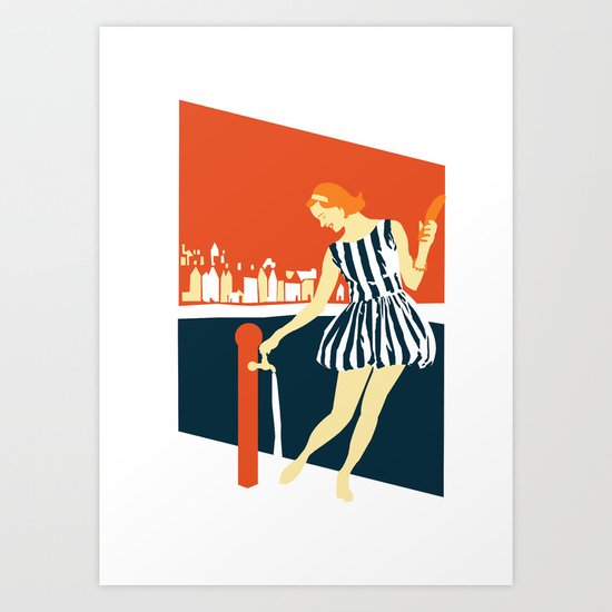 Sandy Feet Art Print