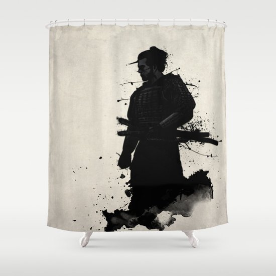 Samurai Shower Curtain