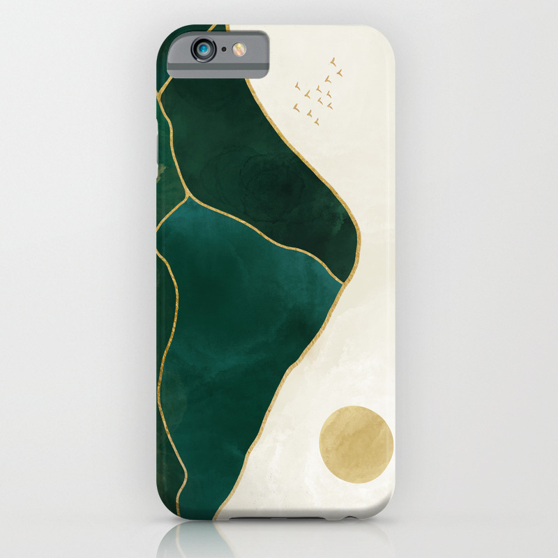 Mt Hood Emerald Mountain Abstract Iphone Case By A88mountainscape