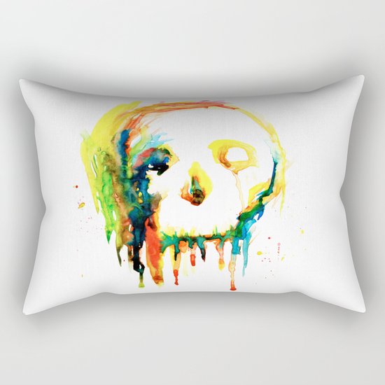 Happy/Grim Rectangular Pillow
