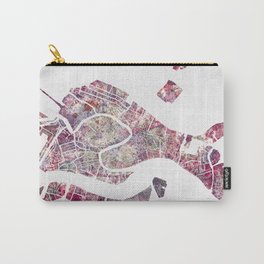 Venice map Carry-All Pouch | Italia, Italiaart, Map, Colorful, Painting, Art, Watercolor, Venice, Vintage, Venicepainting 