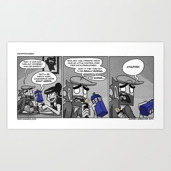 Dissapointment Art Print