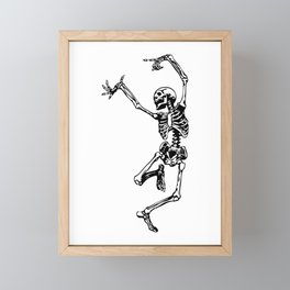 Dancing Skeleton | Day of the Dead | Dia de los Muertos | Skulls and Skeletons | Framed Mini Art Print