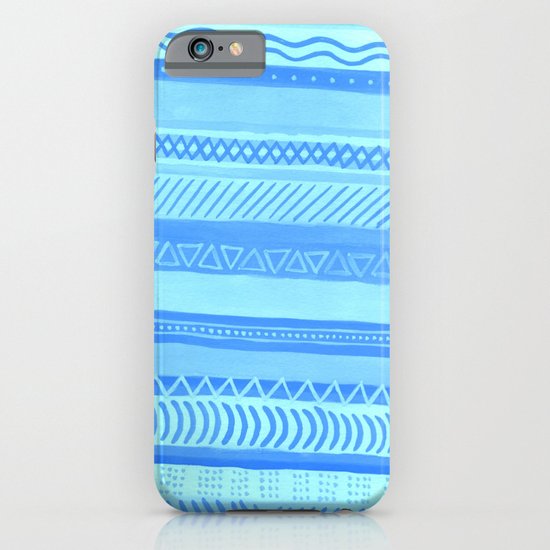 Tribal#1 (Blue) iPhone & iPod Case