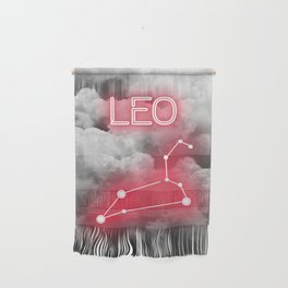 Neon Leo Constellation Wall Hanging