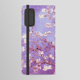 Van Gogh Almond Blossoms Orchid Purple Android Wallet Case