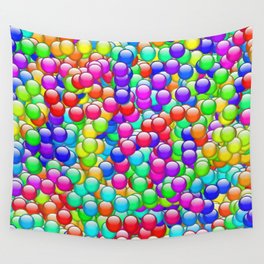 Rainbow Candies Wall Tapestry