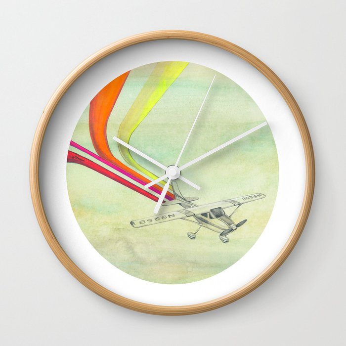 80's Airplane - CESSNA Wall Clock