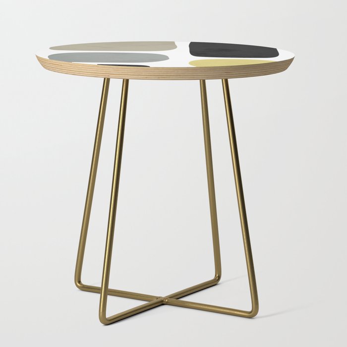 Scandinavian Nordic Abstract Shapes 3 Side Table
