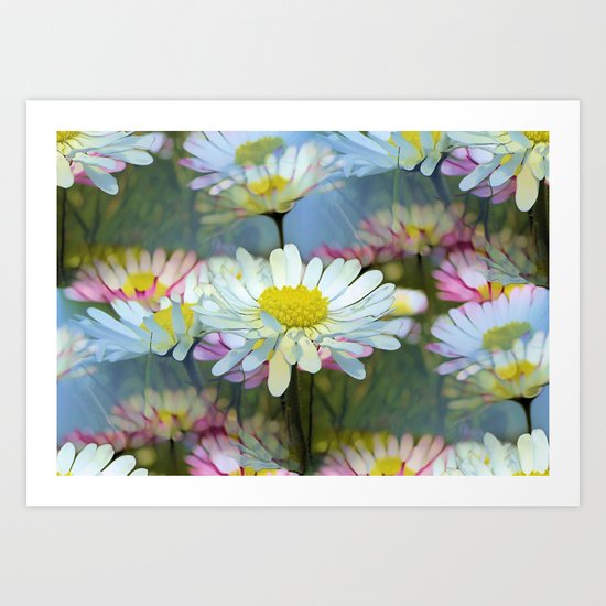 Dreaming Daisies Art Print