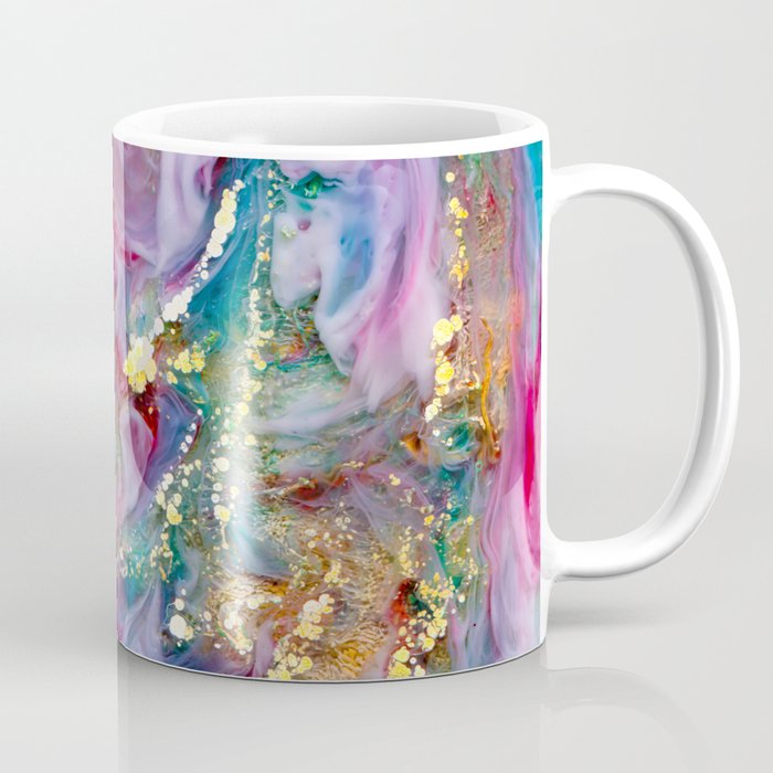 Trippy Art Glass Cup 16 Oz Art Cup Abstract Art Cup Cool 