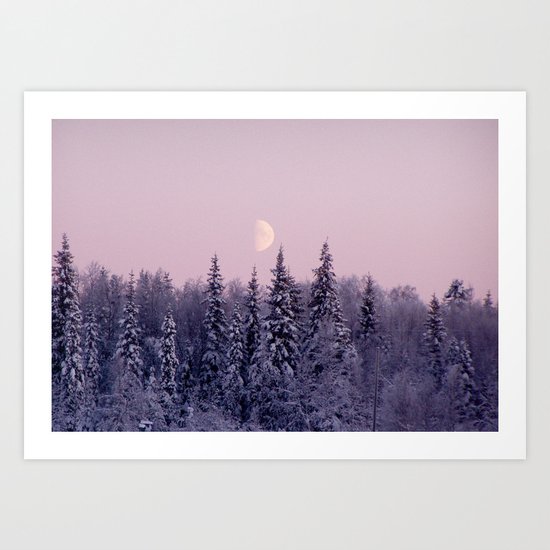 Noon at North Pole Art Print