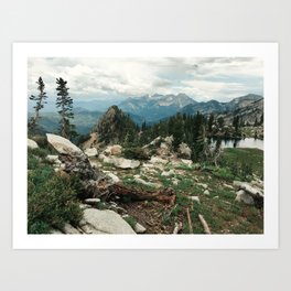 Utah Alpine Art Print