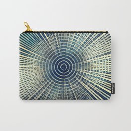 Abstract Vintage circles infinite Carry-All Pouch