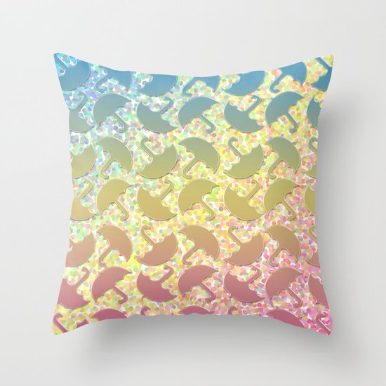 Under my Umbrella! Throw Pillow