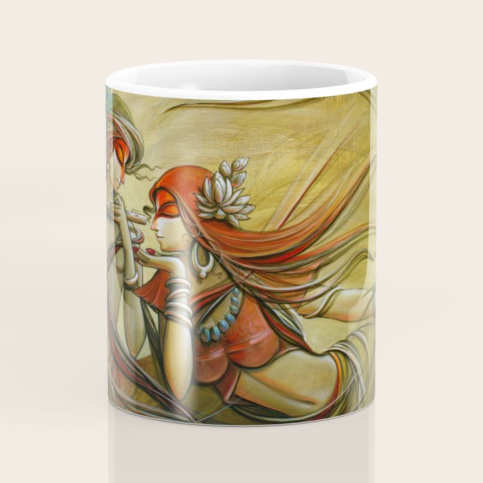 Radha Krishna Painting Coffee Mug By Gouravart Society6