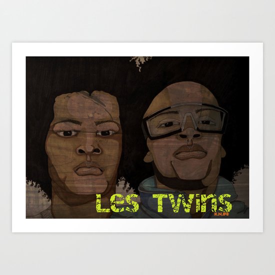 Les Twinz Art Print