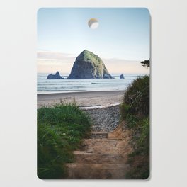 Haystack Rock Surreal Views | Travel Photography and Collage #3 Cutting Board