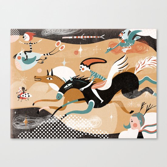 flying Canvas Print