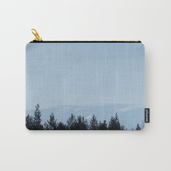 Scottish Highlands Frosty Horizon  Carry-All Pouch