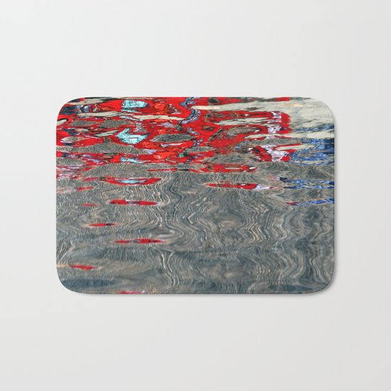 red water Bath Mat