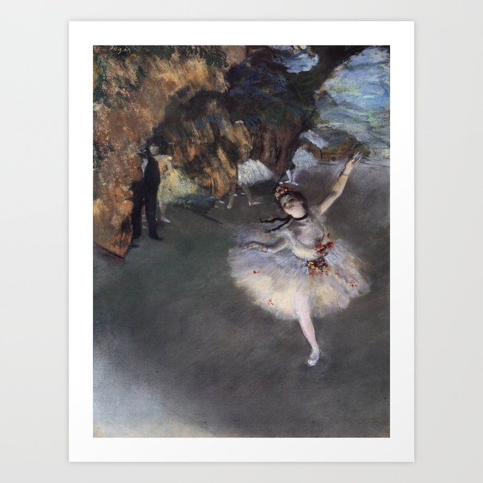 Edgar Degas's The Star, or Dancer on the Stage Art Print
