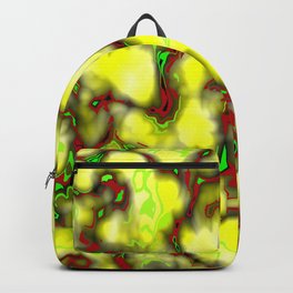lemon yellow theme gem texture Backpack