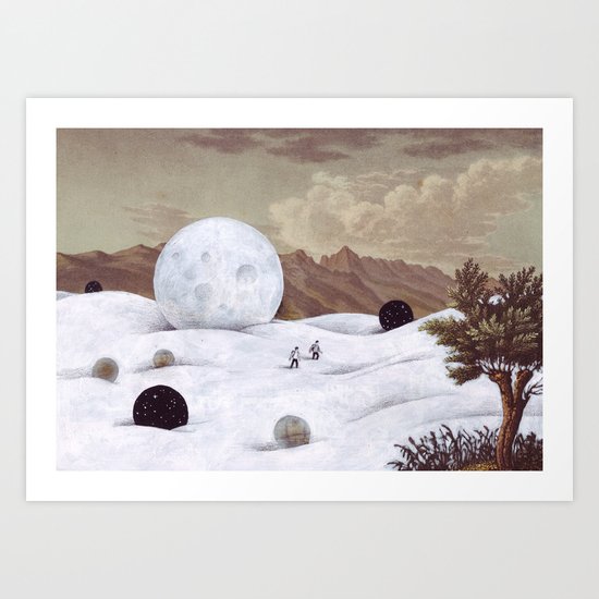Moon Art Print