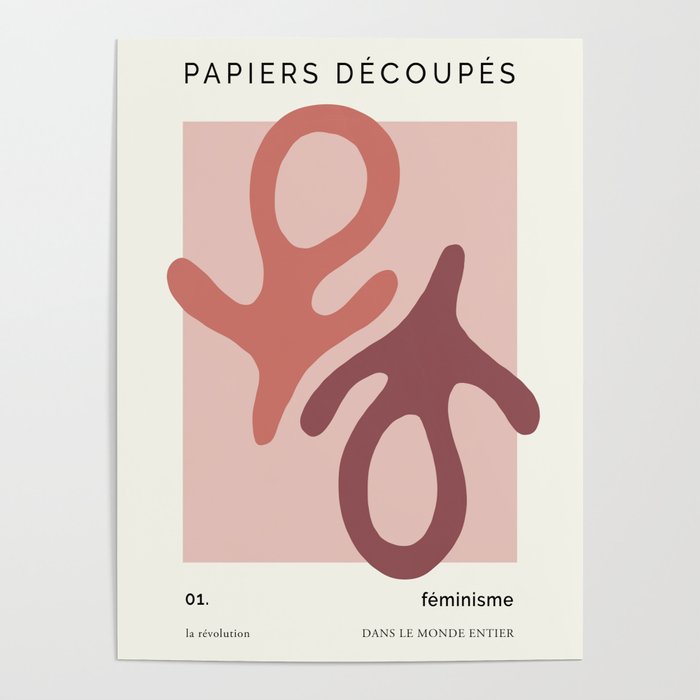 L'ART DU FÉMINISME VI — Feminist Art — Matisse Exhibition Poster Poster