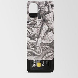 Hercules Killing the Lernean Hydra - Cornelis Cort  Android Card Case