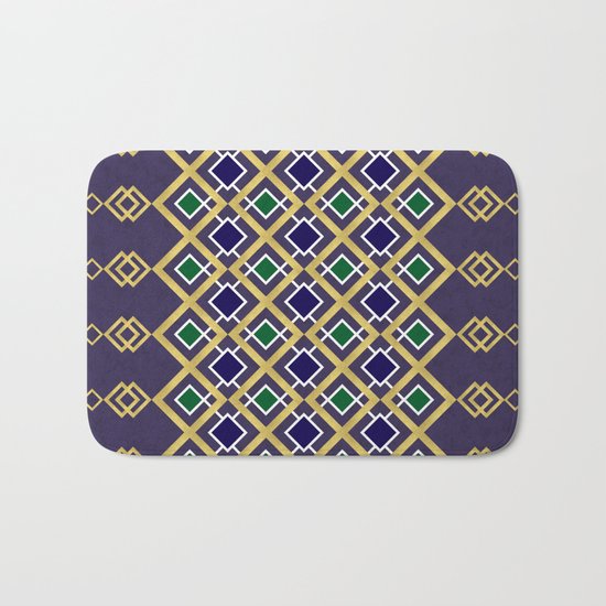 Gold and Jewels Bath Mat