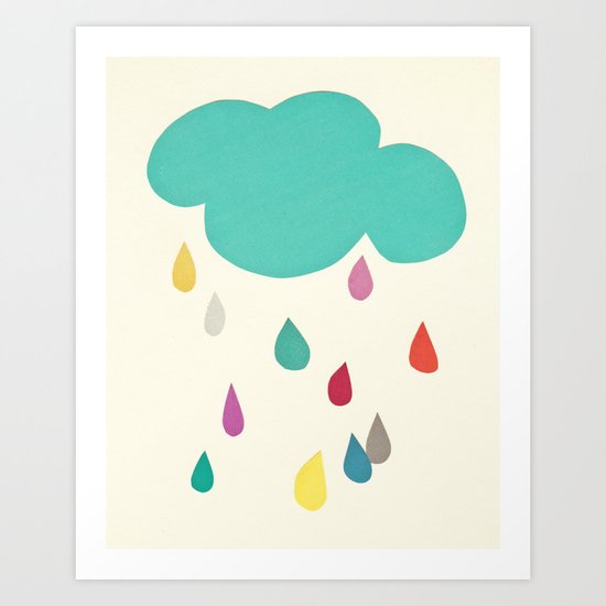 Sunshine and Showers Art Print