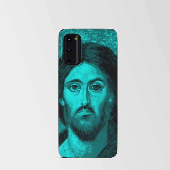 Jesus Icon Blue Android Card Case