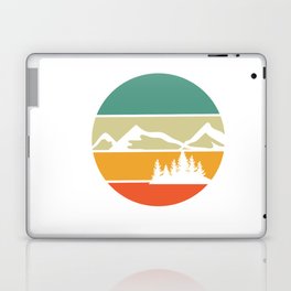 Retro Forest Hiking Nature Laptop Skin
